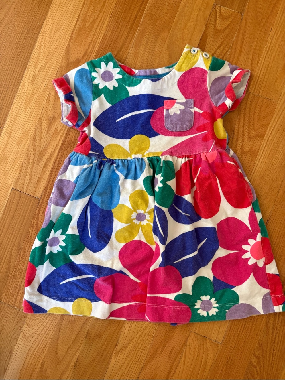 Set of 3 Mini Boden Cotton Dresses, size 3-4 - Picture 3 of 4